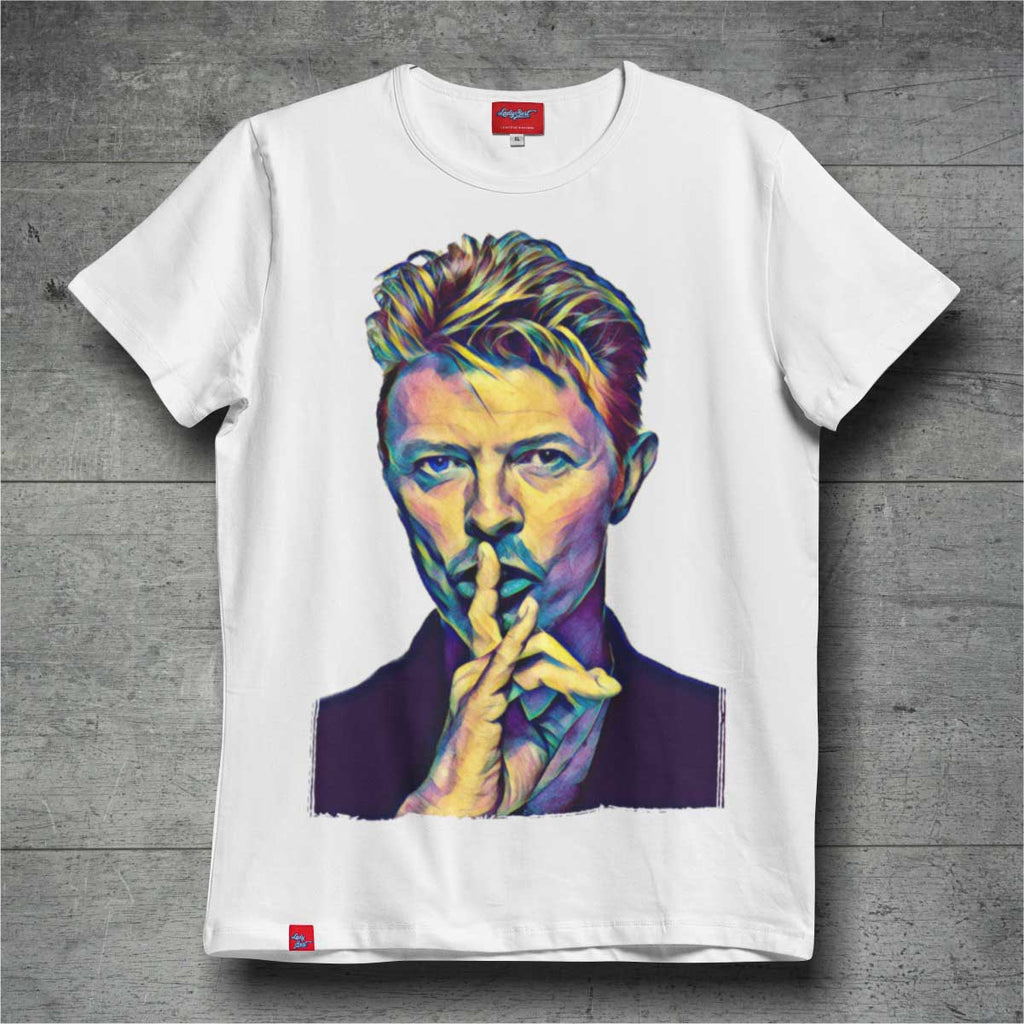 plato Alargar Electricista Camiseta David Bowie – LadyBert