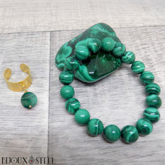 Bijoux en malachite