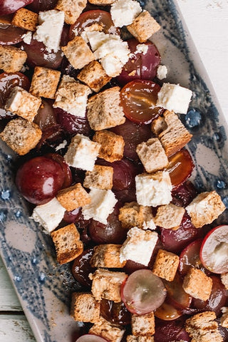 Salada com queijo feta