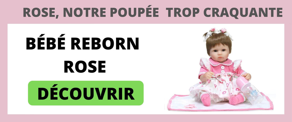 Rosa Banner für wiedergeborene Babyartikel