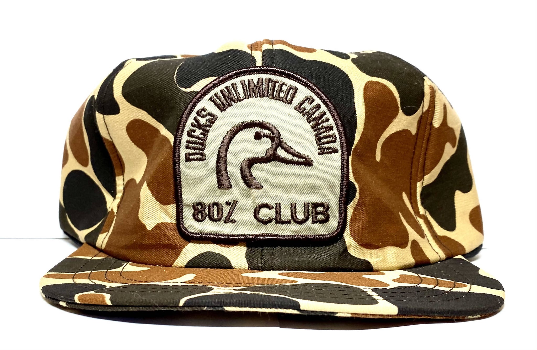 Retro Ducks Unlimited on Orange Poly Rope Hat – Retro Hat Co by