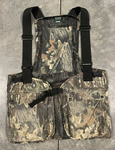 90's Mossy Oak Fall Foliage Strap Vest w/ Seat (XL/XXL) 🇺🇸 – Camoretro