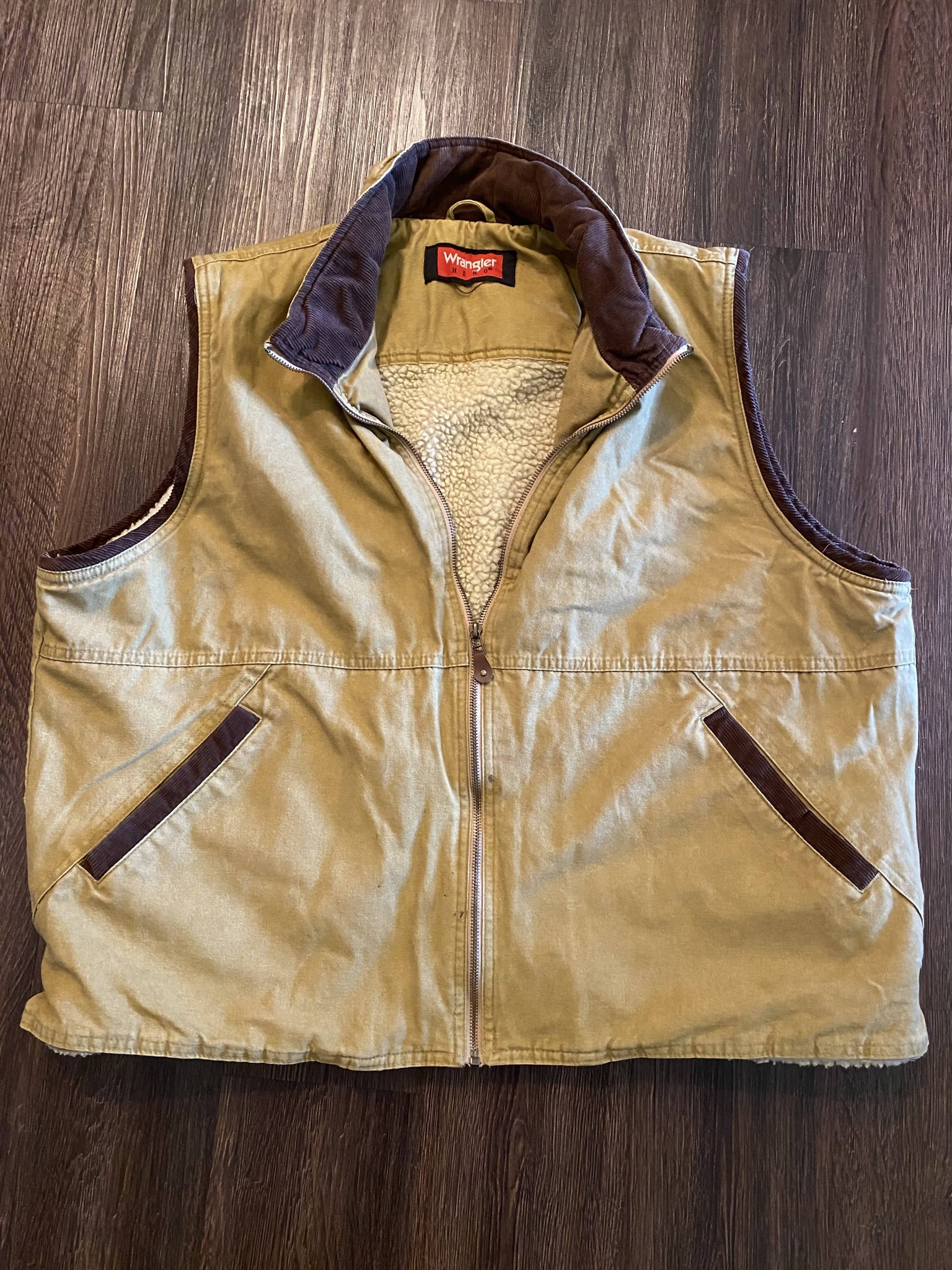 Wrangler Hero Duck Vest Cord Collar XXL – Camoretro