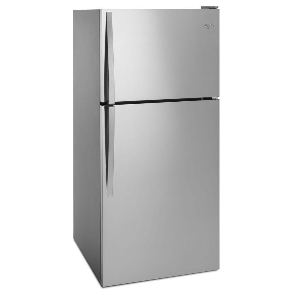 Whirlpool - 18.2 cu. ft. Top Freezer Refrigerator - Monochromatic ...