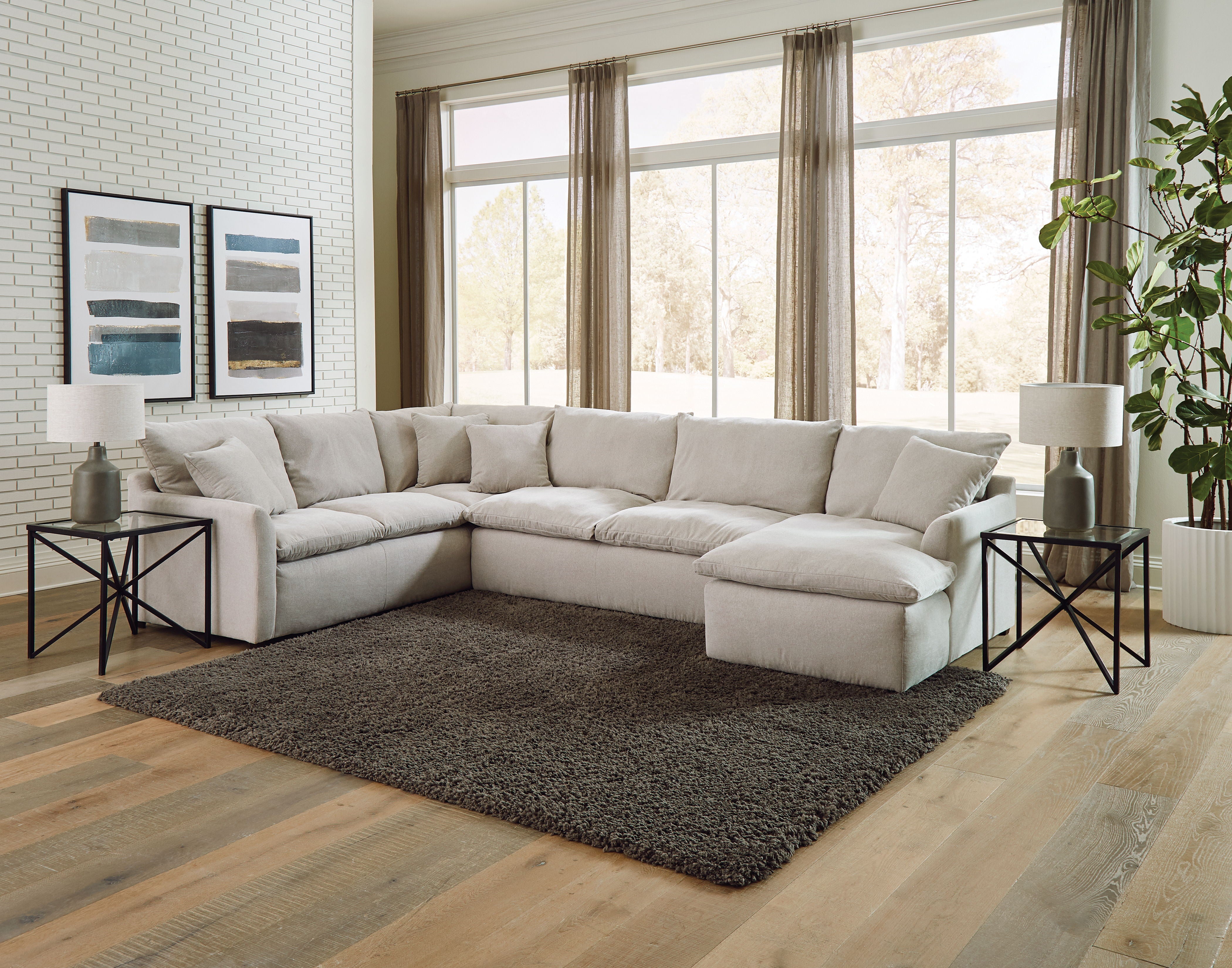 Cocktail Ottoman by Harper