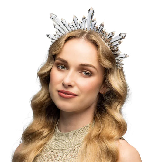 Metallinen tiara Halo Saphira