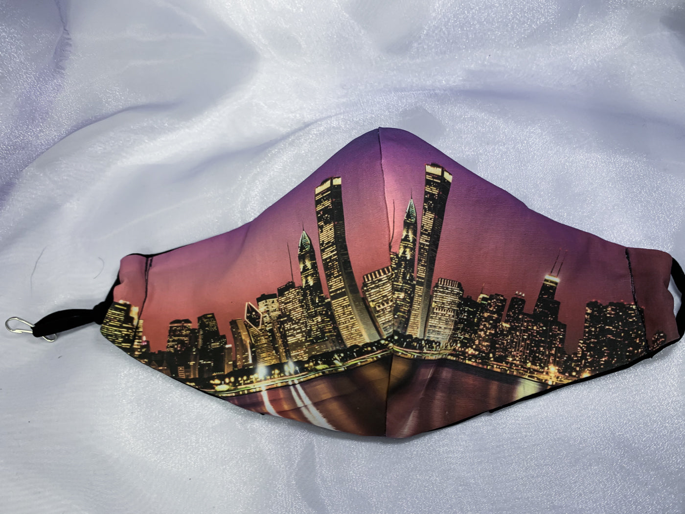 Chicago Skyline Face Mask
