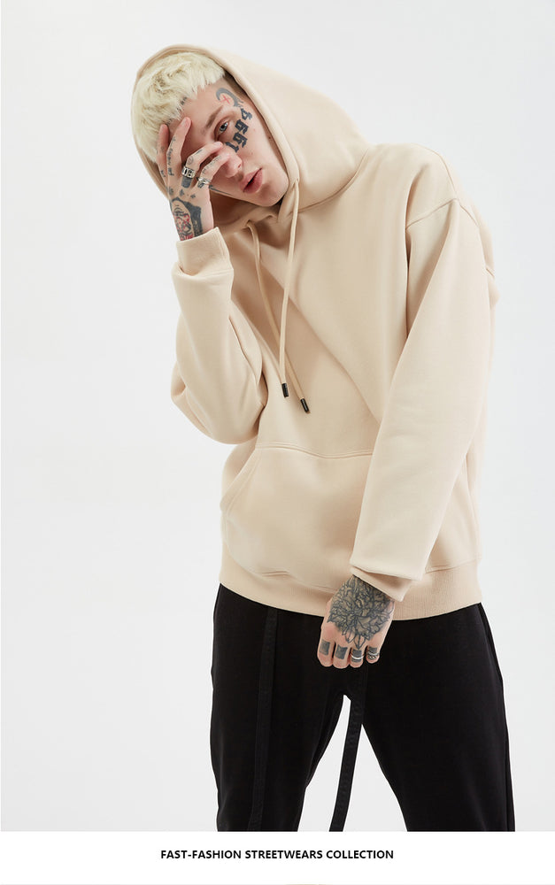 oversized plain hoodie