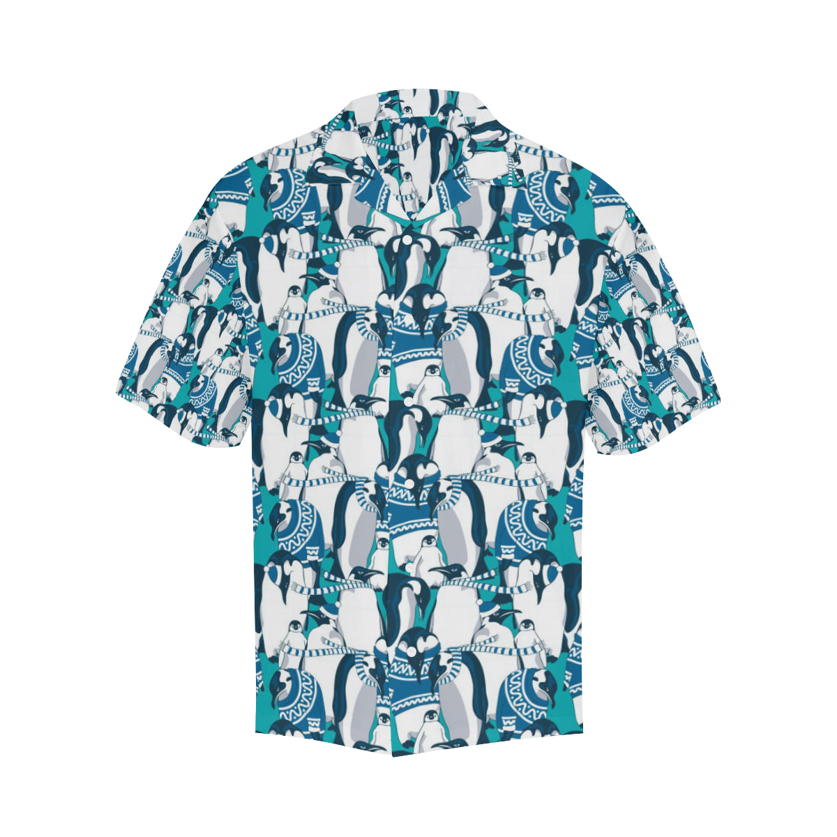Penguin Pattern Men's All Over Print Hawaiian Shirt – giftresso