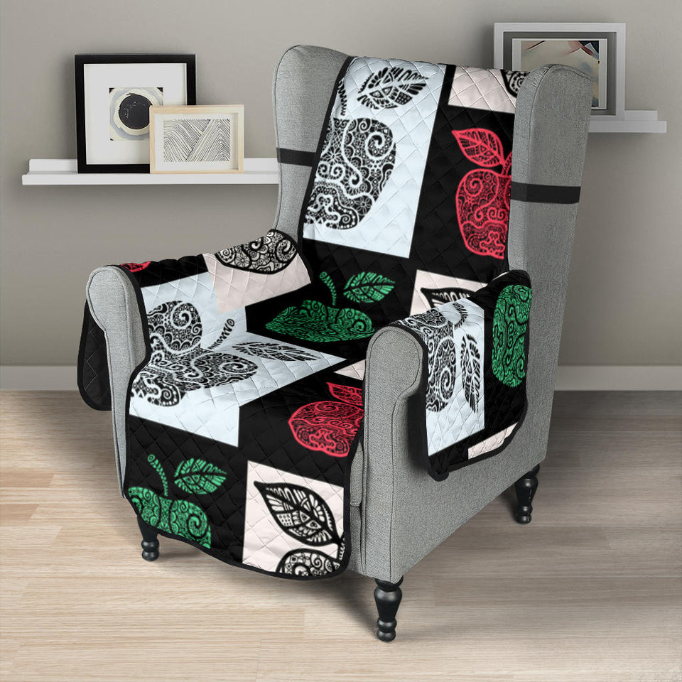 Apple Tribel Pattern Chair Cover Protector