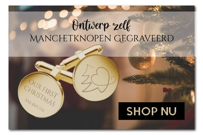 manchetknopen graveren kerst