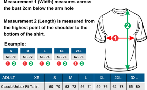 Zero Foxtrot Size Chart