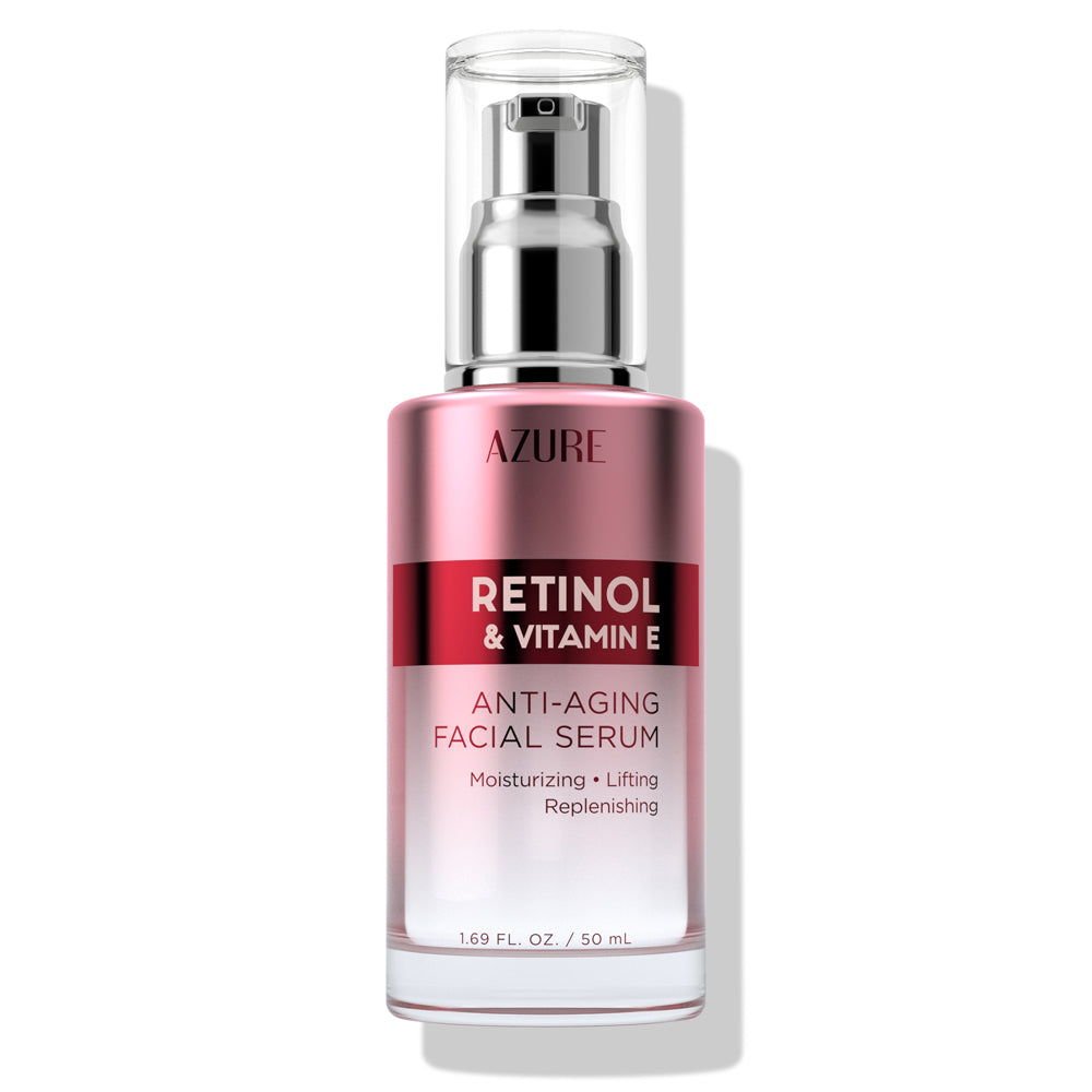 Retinol And Vitamin E Anti Aging Facial Serum Azure Skincare
