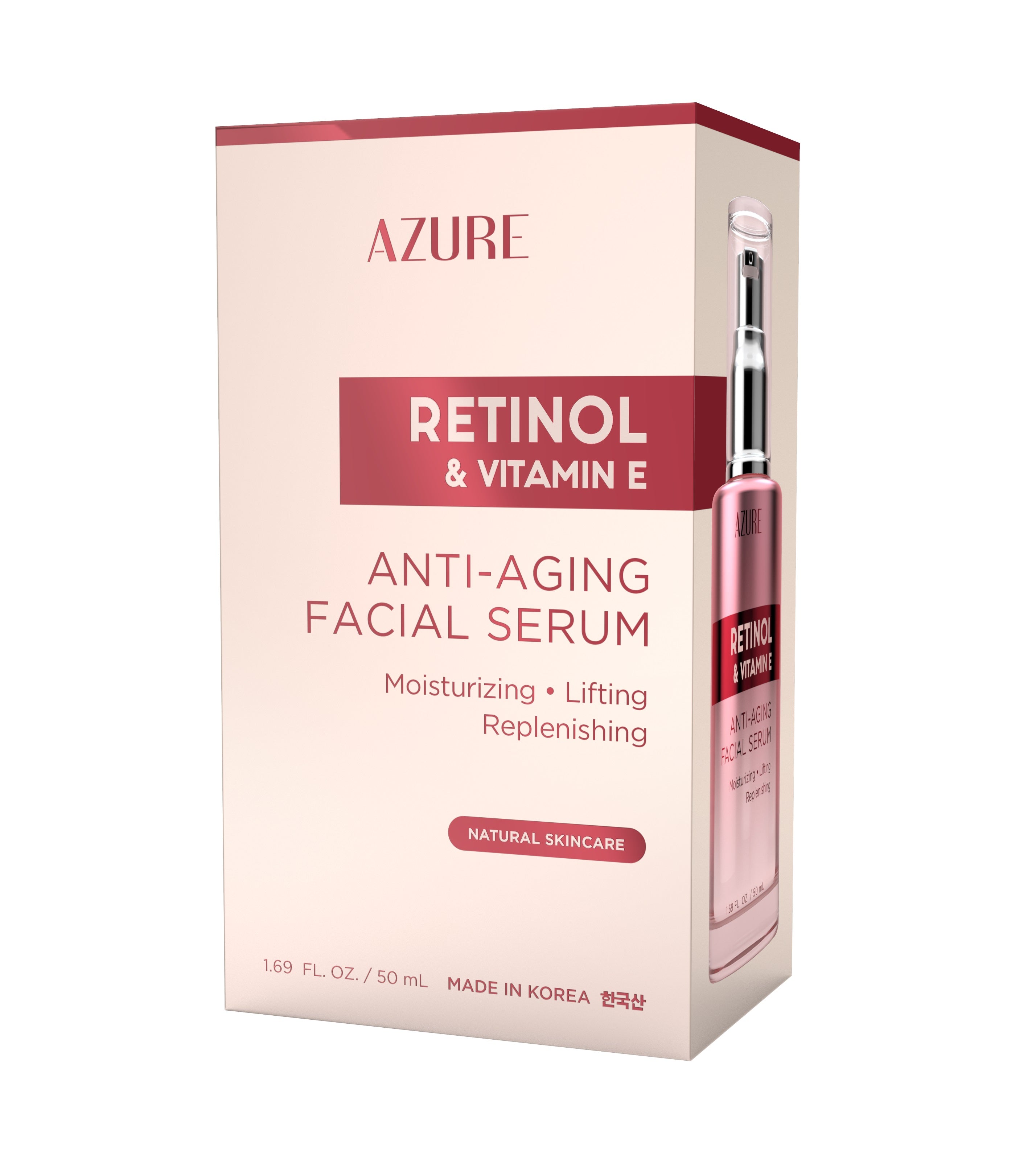 Retinol And Vitamin E Anti Aging Facial Serum Azure Skincare