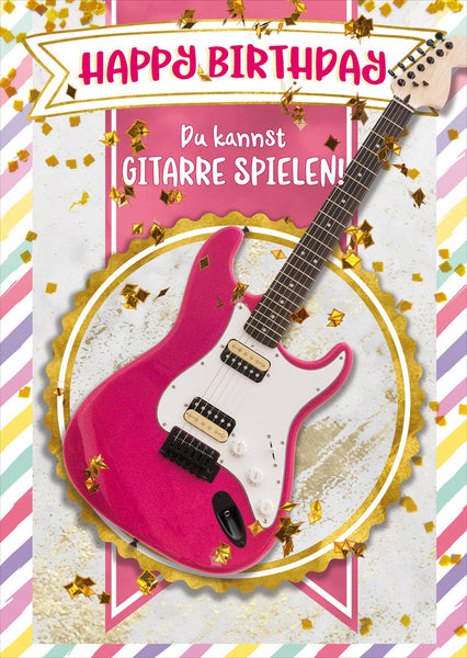 Kidscards Gitarre Madchen Bentino Gmbh