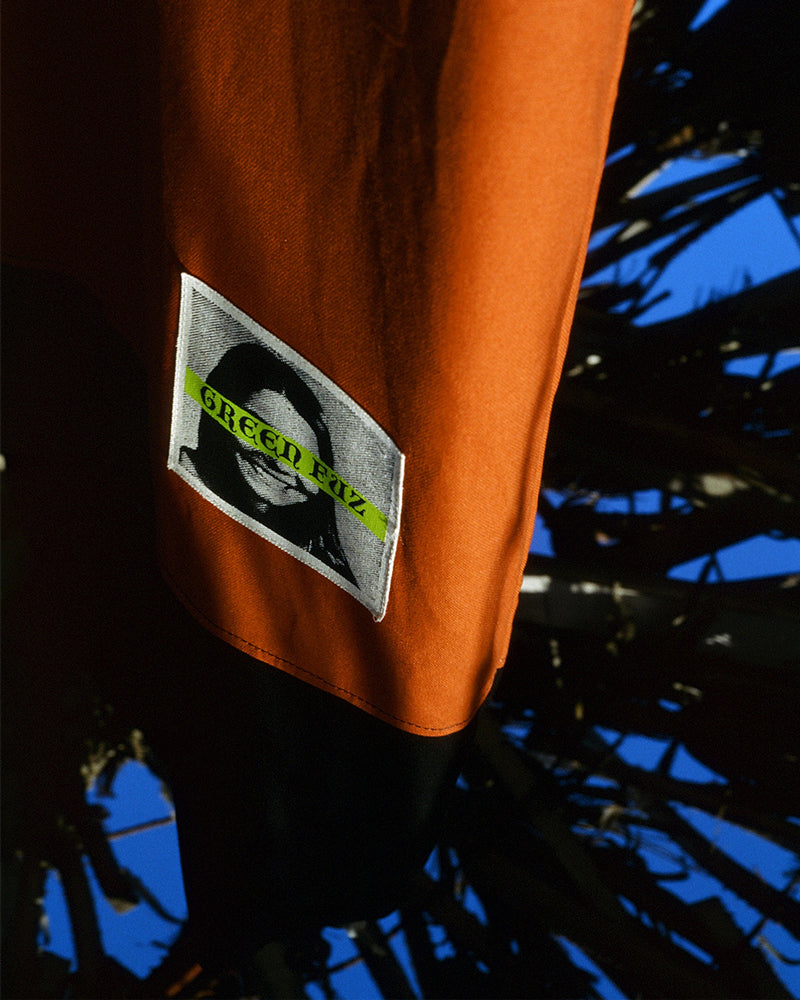 Green Fuz Board Bag Spaceman