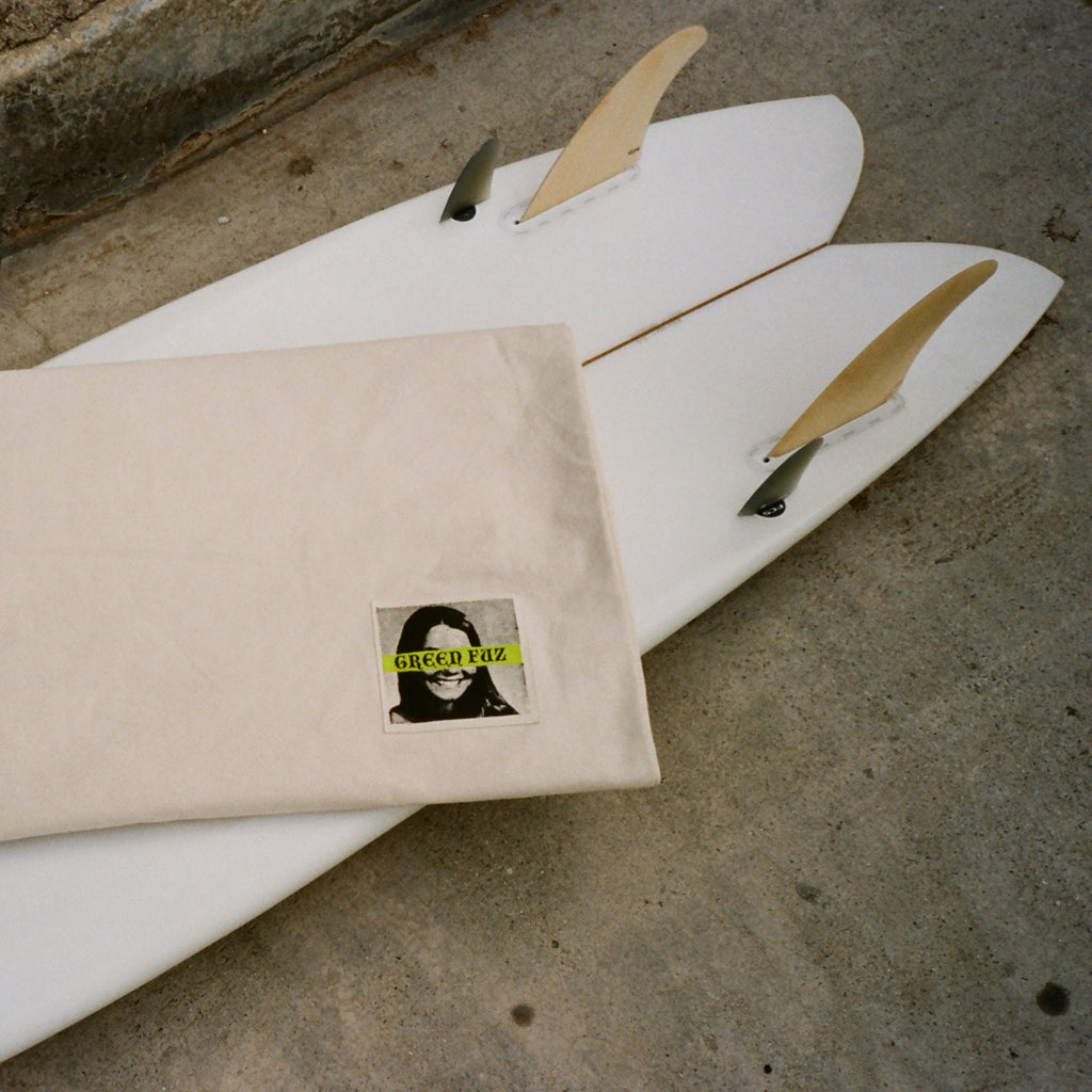 Green Fuz Blanco Canvas Board Bags