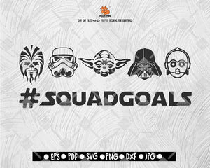 Download Squad Goals Star Wars Svg Disney Svg Star Wars Svg And Png File Inst Svgcafe Studio