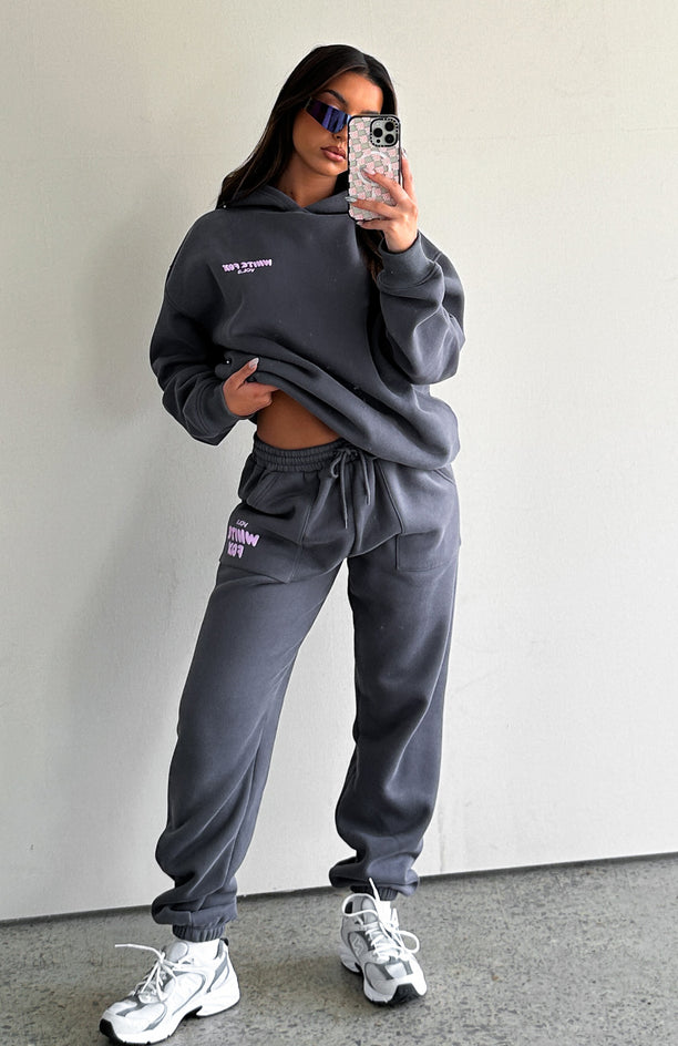 Wild Fable purple sweats  Plus size sweatpants outfit, Black