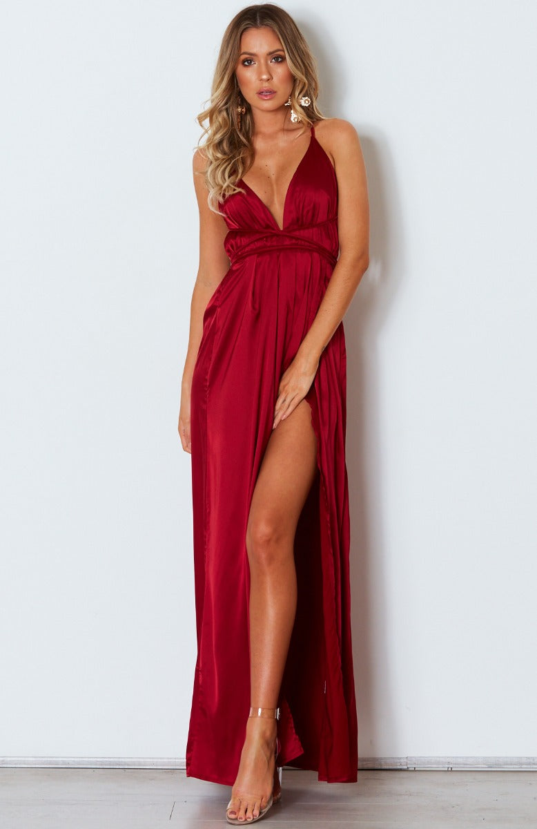 white fox boutique red dress