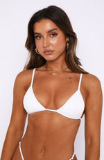 Cool Breeze Bikini Top White
