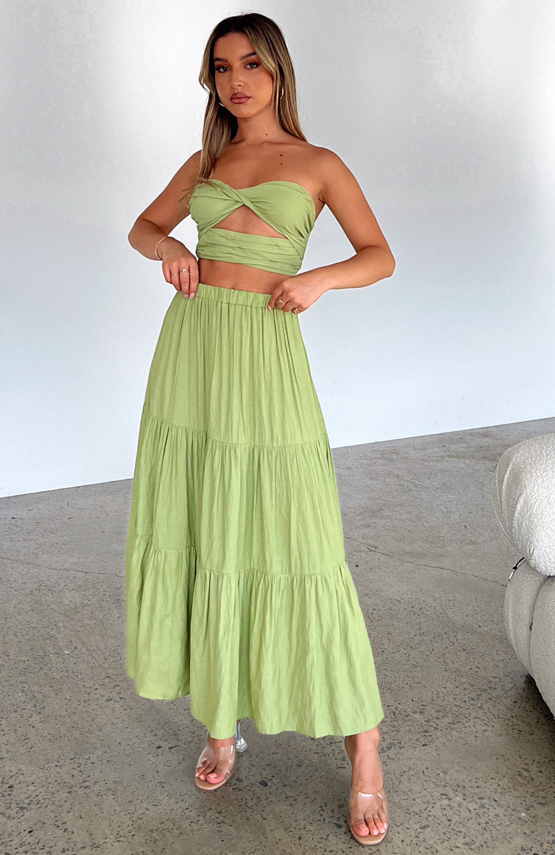 The One's You Love Maxi Set Green