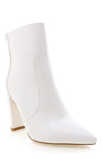 white croc boots