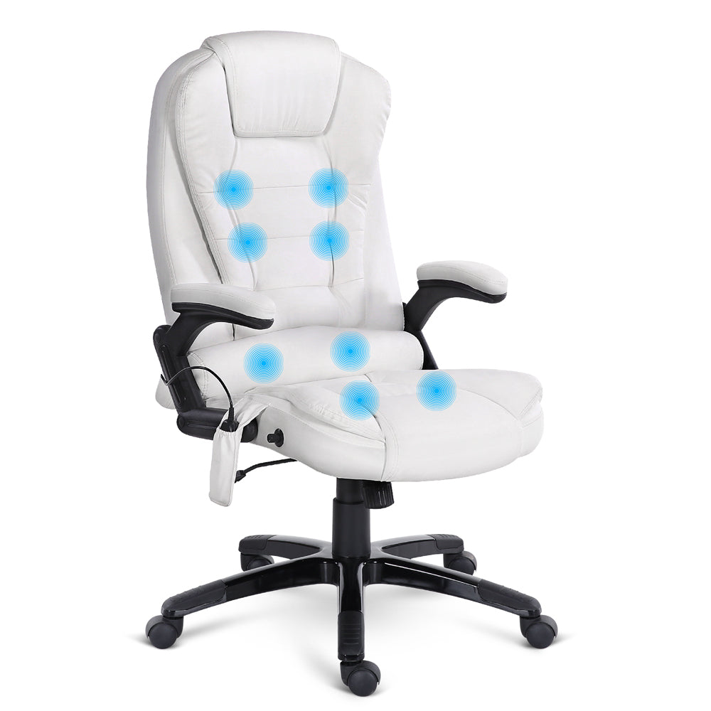 white massage gaming chair