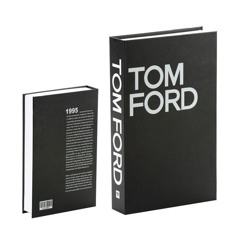 Tom Ford Decorative Booksopenable Book Boxstorage Book 