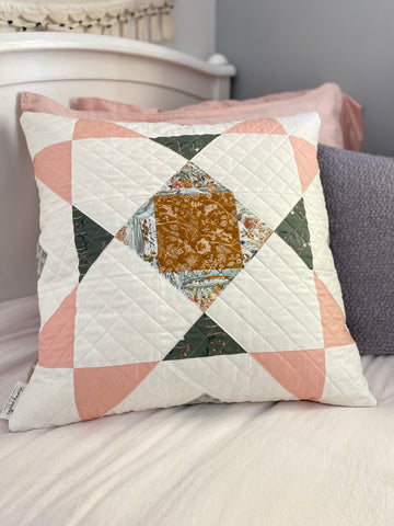 Bright wood Quilt pillow
