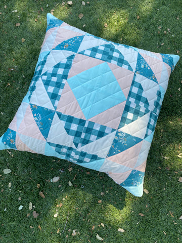 Road Trip Quilt Pillow