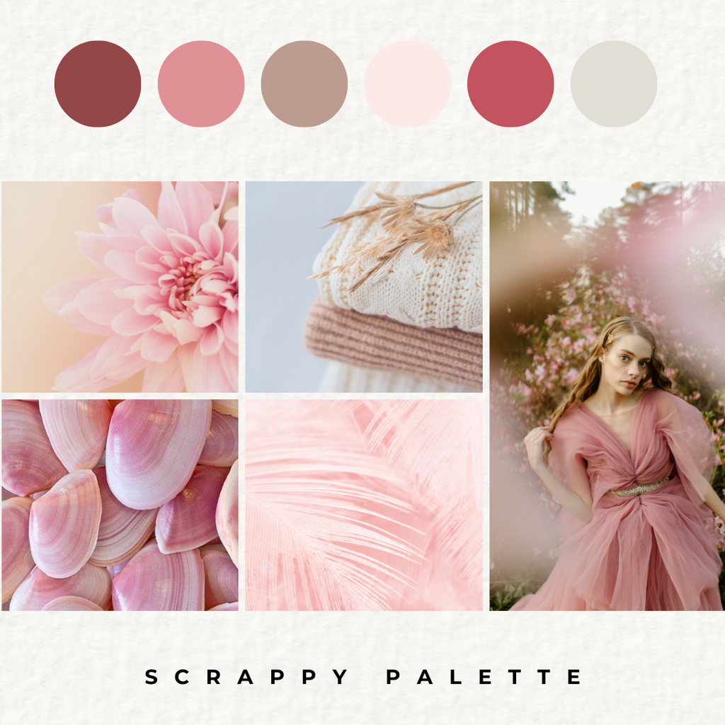 Pink Scrappy palette