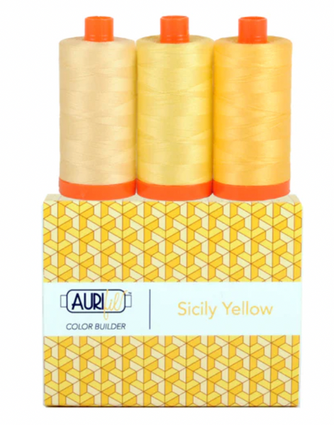 yellow aurifil