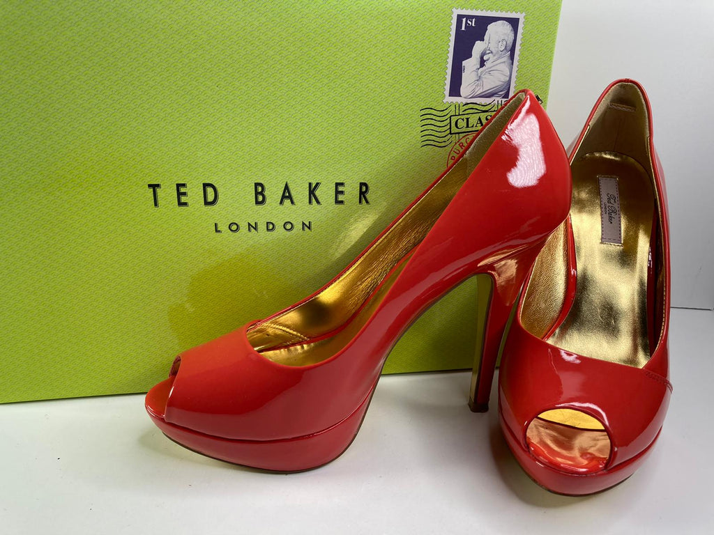 ted baker orange heels