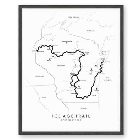 Ice Age Trail Poster | Tell Your Trail