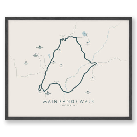 Main Range Walk Poster | Tell Your Trail