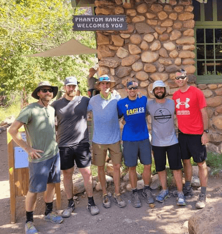 Group of Friend at the Phantom Ranch - Grand Canyon