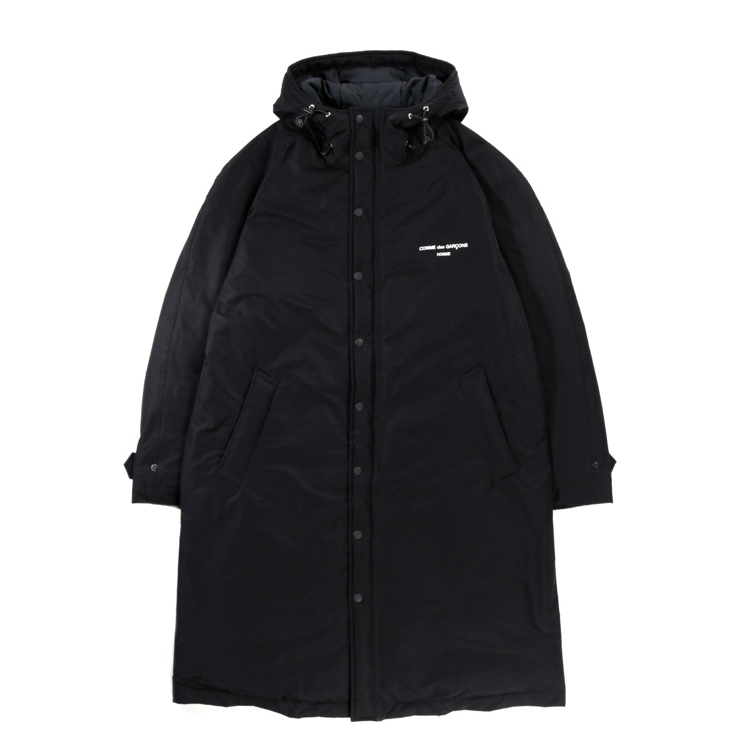 COMME DES GARCONS HOMME C010 DOWN PARKA BLACK