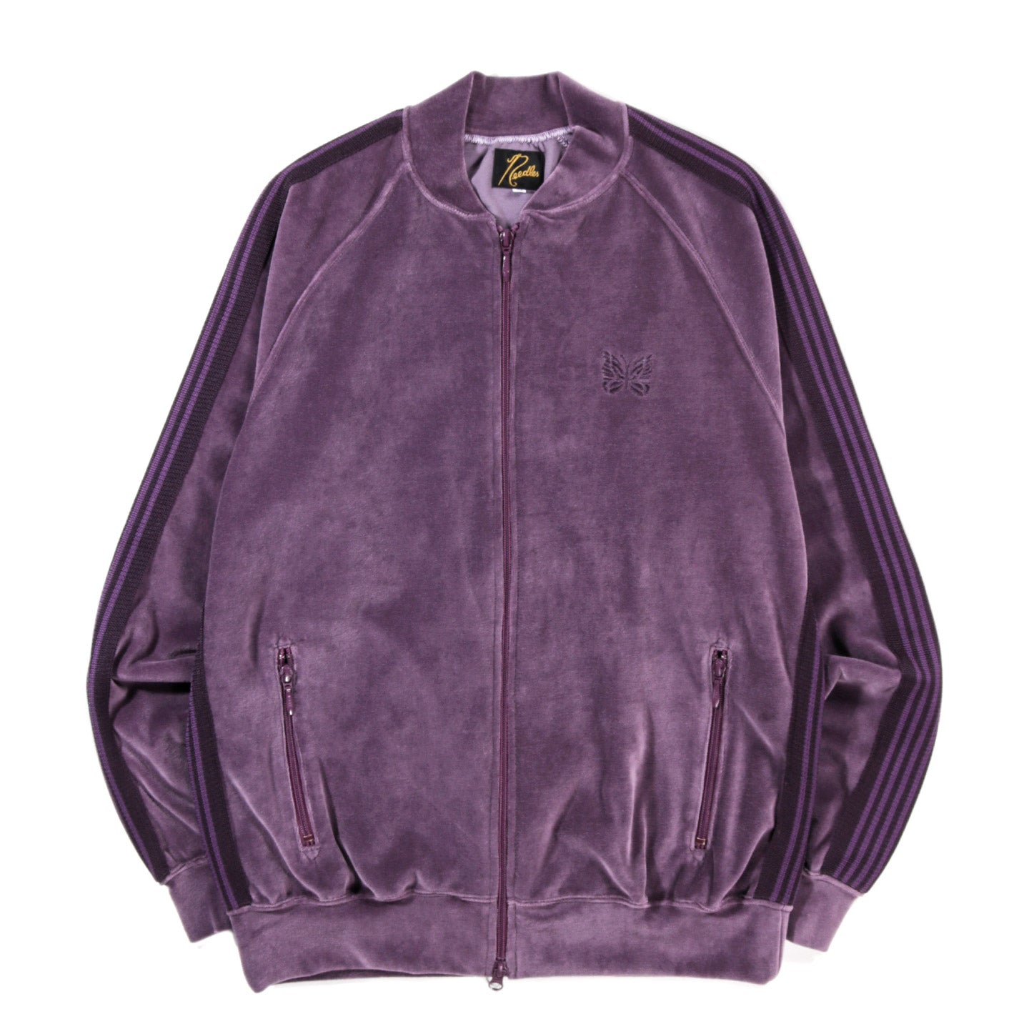 NEEDLES R.C. TRACK JACKET VELOUR PURPLE | TODAY CLOTHING