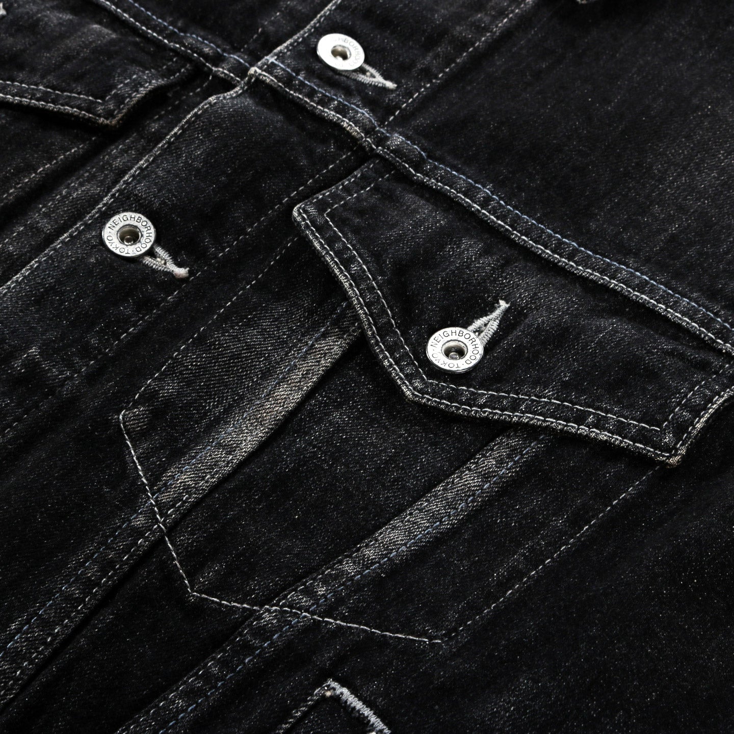 NEIGHBORHOOD DENIM TYPE-4 JACKET WASHED BLACK