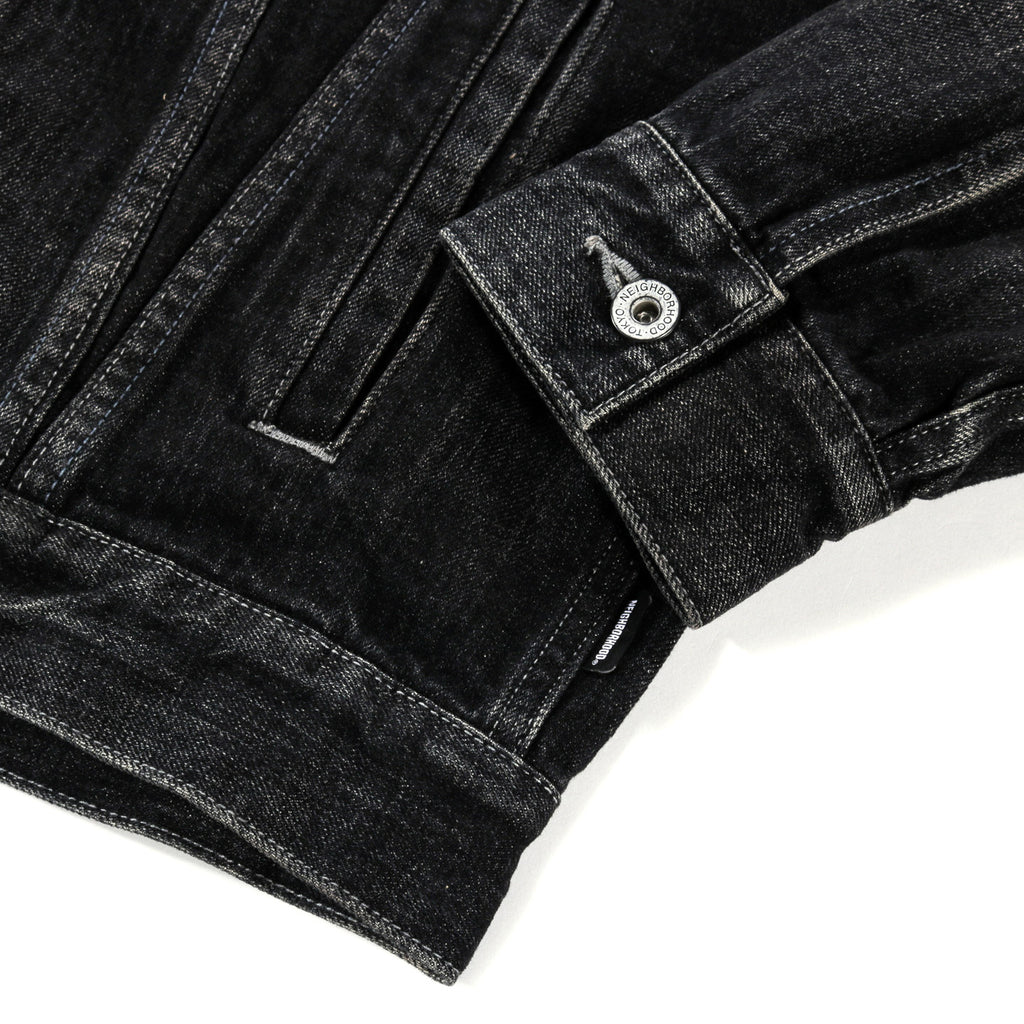 NEIGHBORHOOD DENIM TYPE-4 JACKET WASHED BLACK