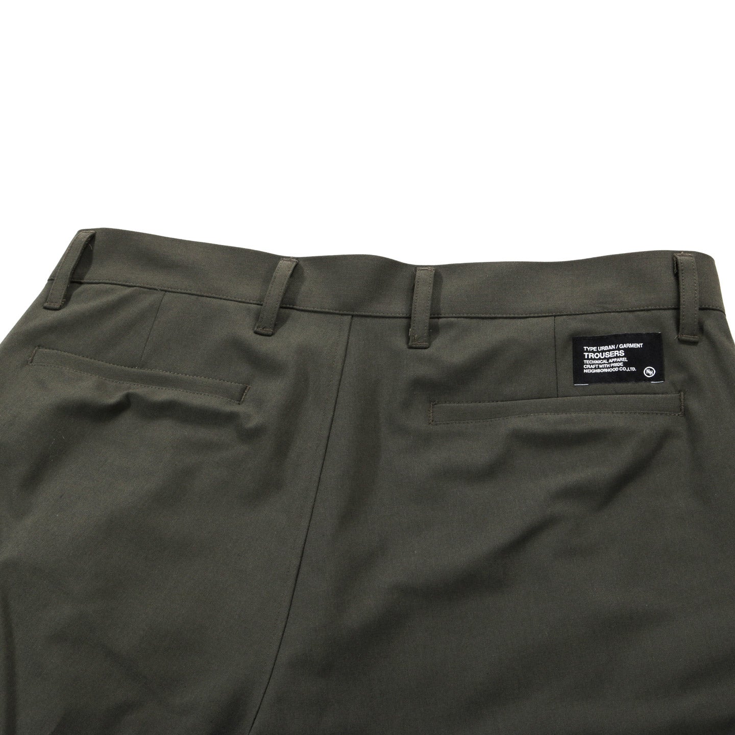 NEIGHBORHOOD TUCK PANTS OLIVE DRAB | TODAY CLOTHING