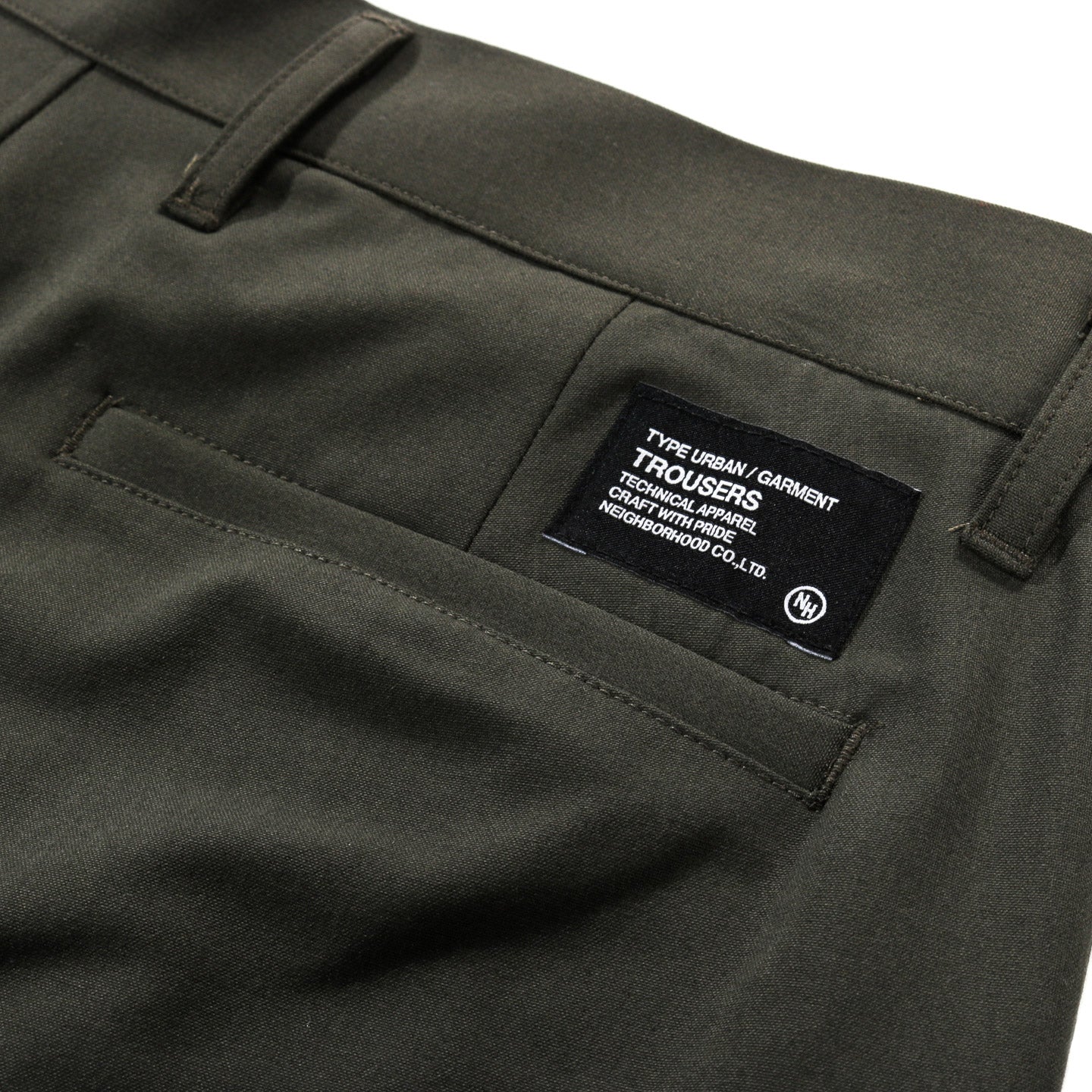 NEIGHBORHOOD TUCK PANTS OLIVE DRAB | TODAY CLOTHING