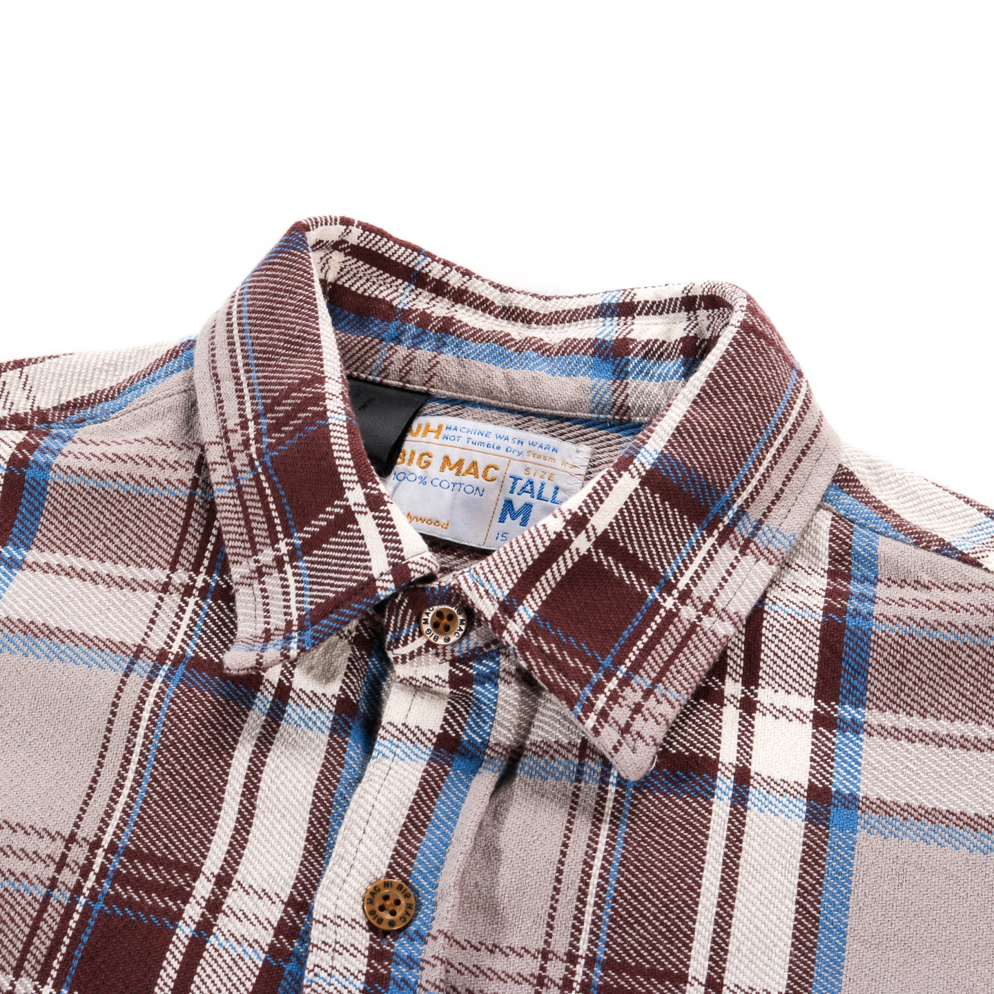 N.HOOLYWOOD 2231-SH30 BIG MAC SHIRT BROWN CHECK