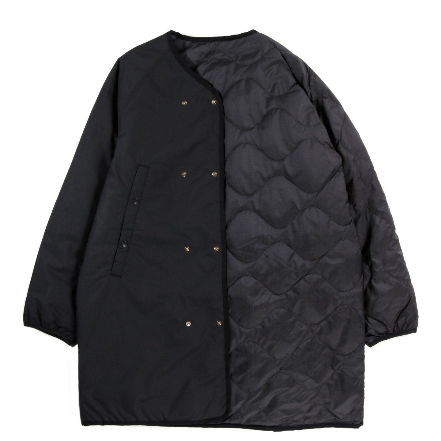 までの nanamica Reversible Down Coat L navy Vd2R1-m98208516902 ートになり