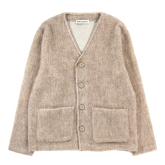 OUR LEGACY CARDIGAN ANTIQUE WHITE MOHAIR | TODAY CLOTHING