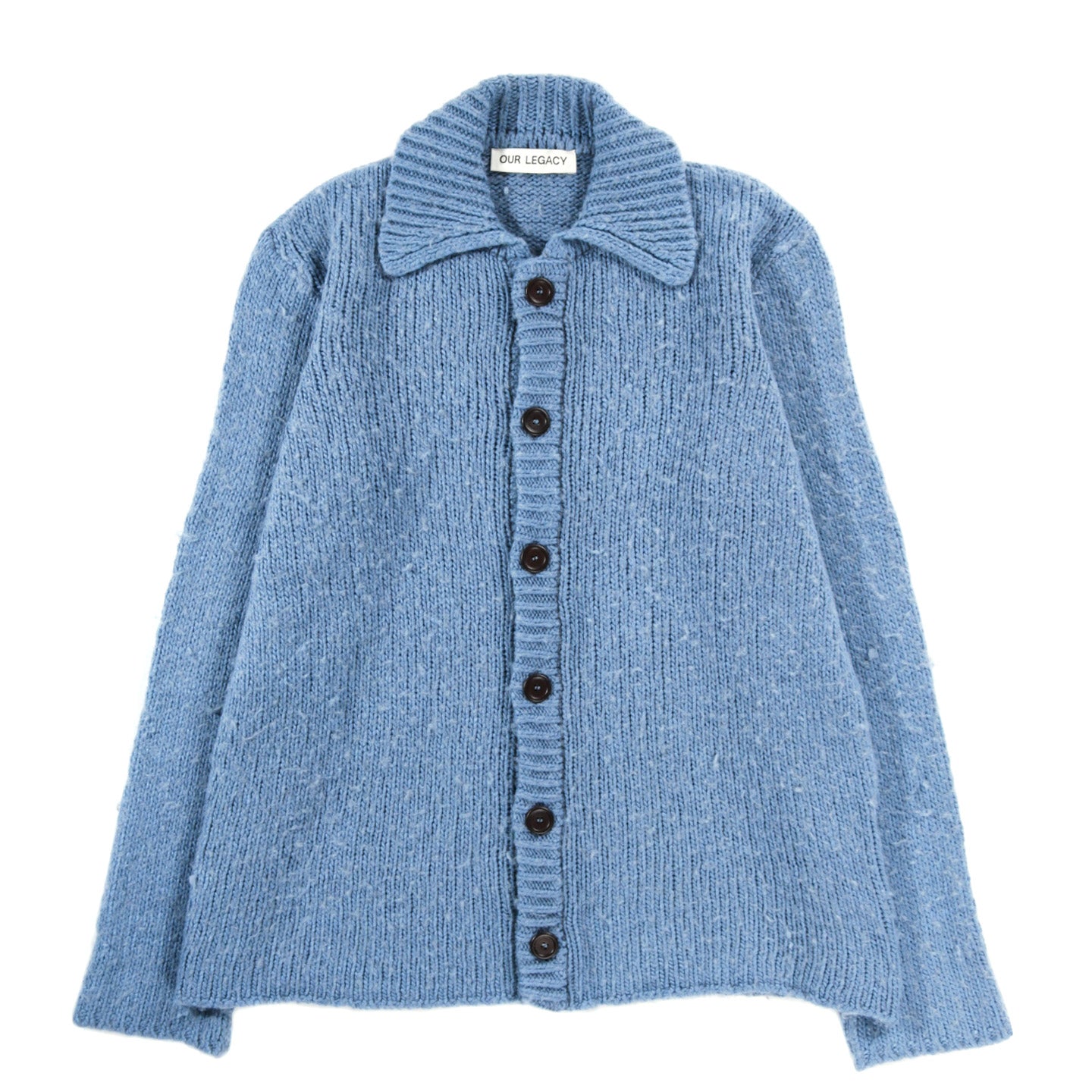 OUR LEGACY BIG CARDIGAN FUNKY BLUE ACRYLIC