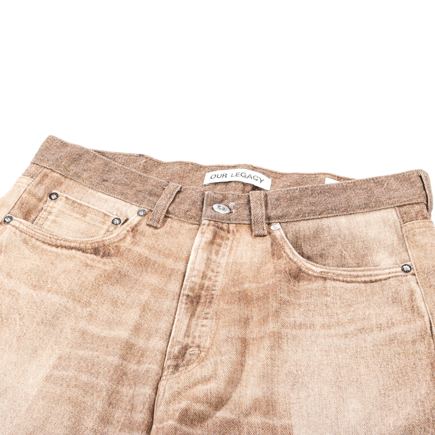 OUR LEGACY THIRD CUT DIGITAL DUAL SAND DENIM