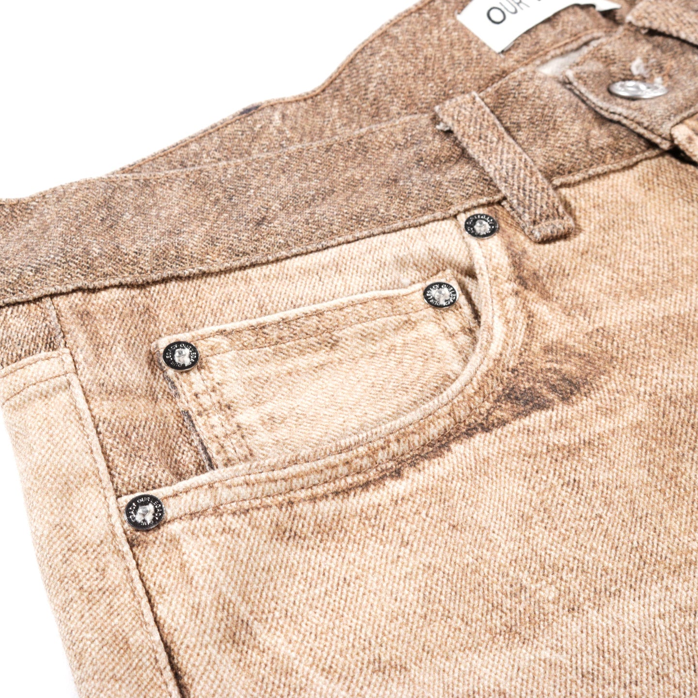 OUR LEGACY THIRD CUT DIGITAL DUAL SAND DENIM