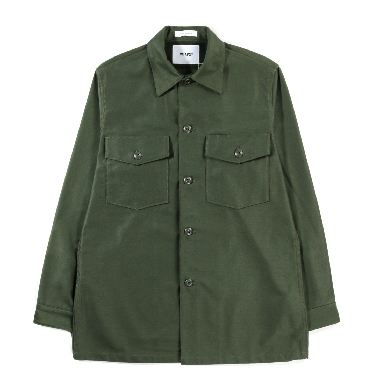 WTAPS MILL LS SHIRT OLIVE DRAB | TODAY CLOTHING